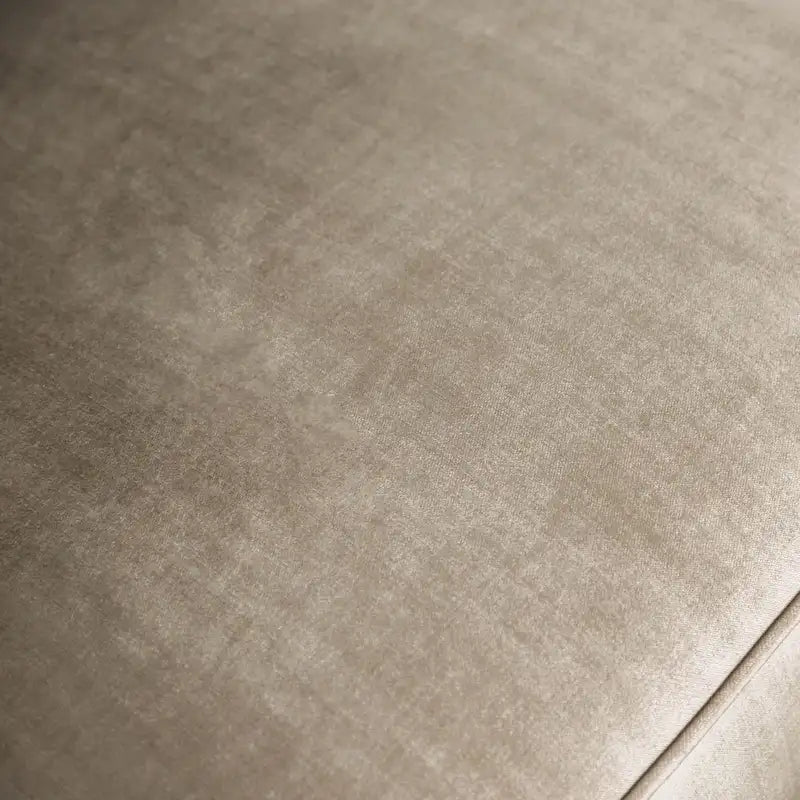 Causeuse en chenille capitonnée de style transitionnel avec passepoil clouté, accoudoirs inclinés et pieds espresso