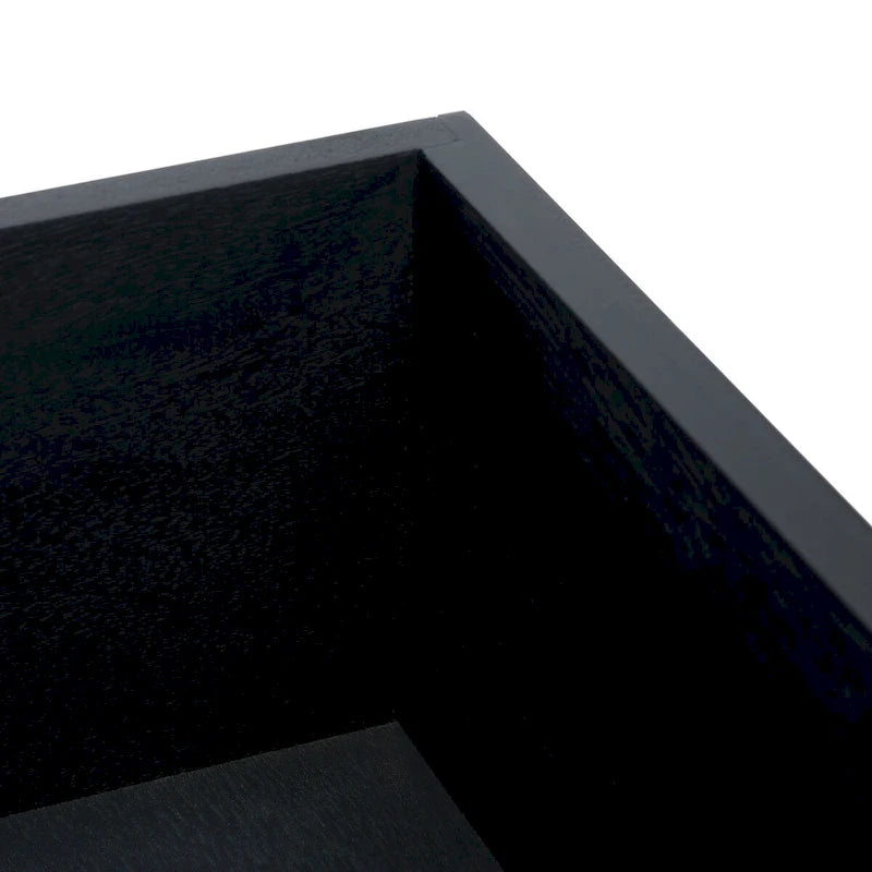 Console 2 tiroirs avec motif à chevrons et étagère inférieure ouverte