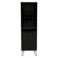 Meuble Bar pour Cuisine, Salle à Manger, Salon, Noir